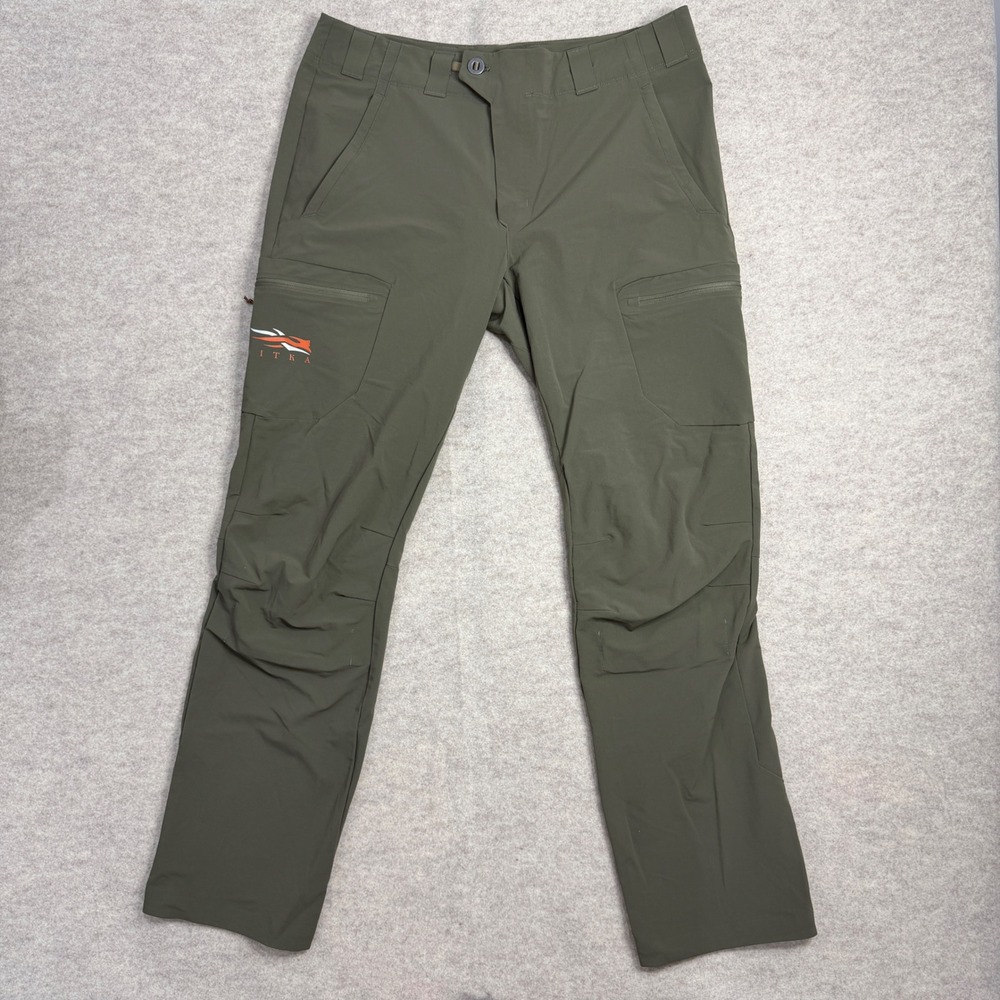 Sitka Gear Mens Ascent Pant Pyrite Green Hunting Hiking Technical Trousers 36